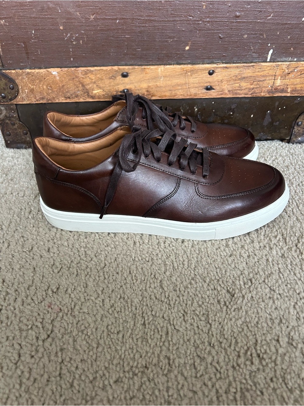 Thursday boot Men's Casual Leather Sneakers - Brown